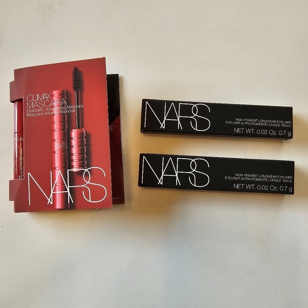 NARS Eye Liner Gel Black- 2 Via Veneto .02 oz ea. Climax Mascara .06 oz Travel